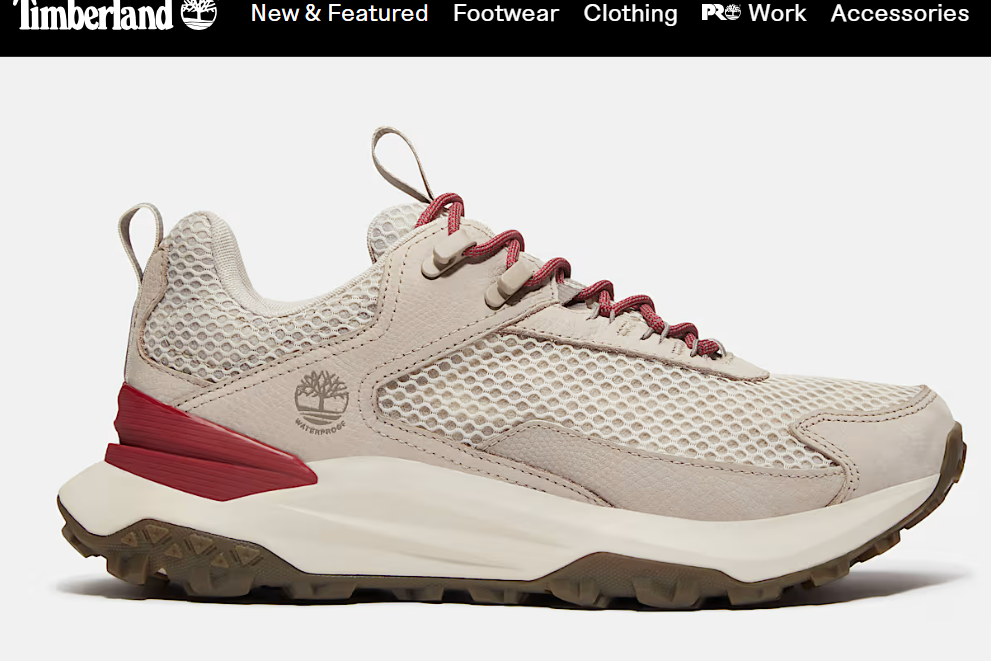 Men's Year of the Snake Motion Access Waterproof Sneaker, Light Taupe Mesh/Dark Red, large image number 0
