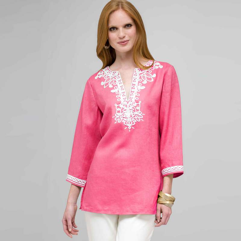 3/4 Sleeve Tunic, , large image number 0