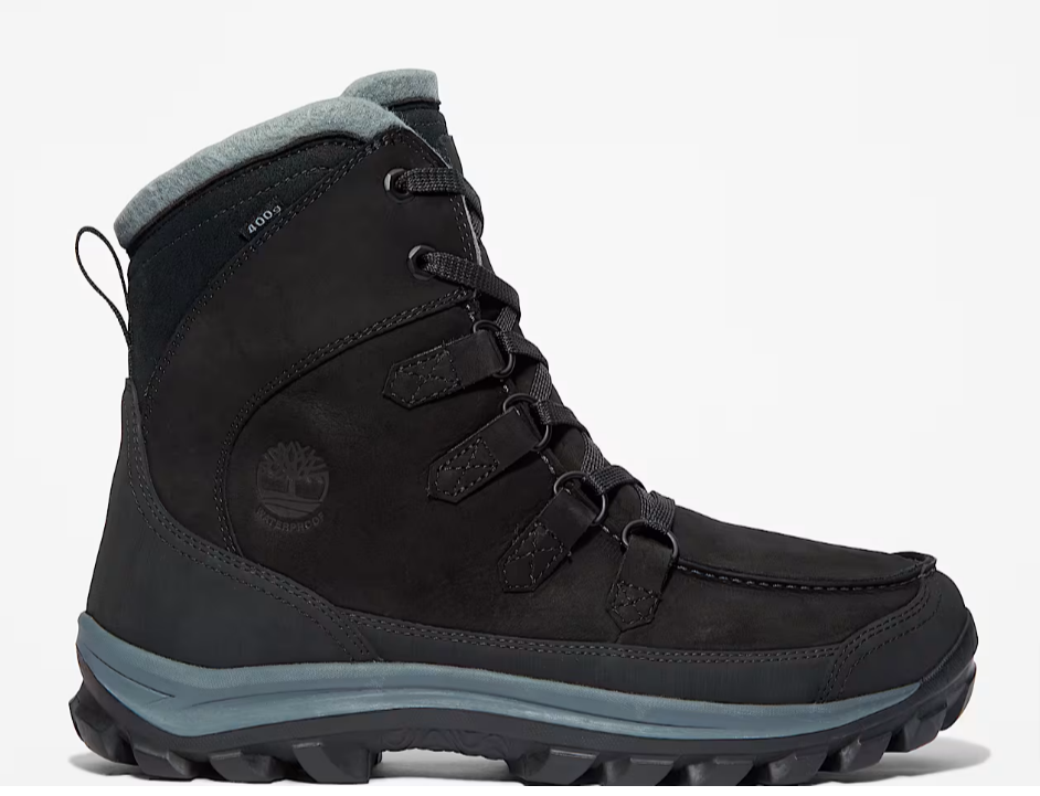 Men's Chillberg Waterproof Insulated Boots, Black Nubuck, large image number 0