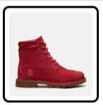 Women's Linden Woods 6-Inch Waterproof Boot, Dark Red Nubuck, swatch