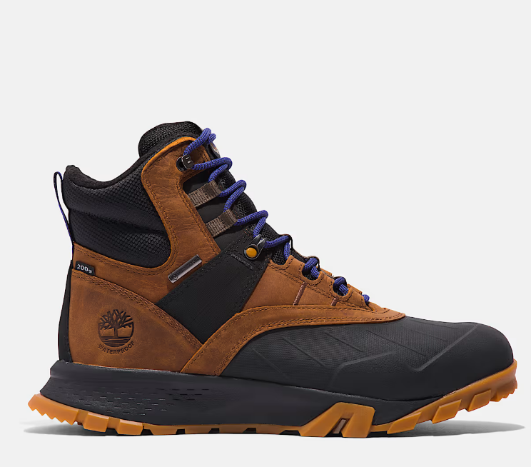 Men's Mt Lincoln Mid Lace-Up Waterproof Hiking Boot, Rust Full-Grain/Black, large image number 0