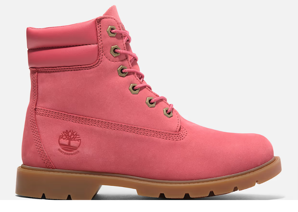 Women's Linden Woods 6-Inch Waterproof Boot, Pink Nubuck, large image number 0